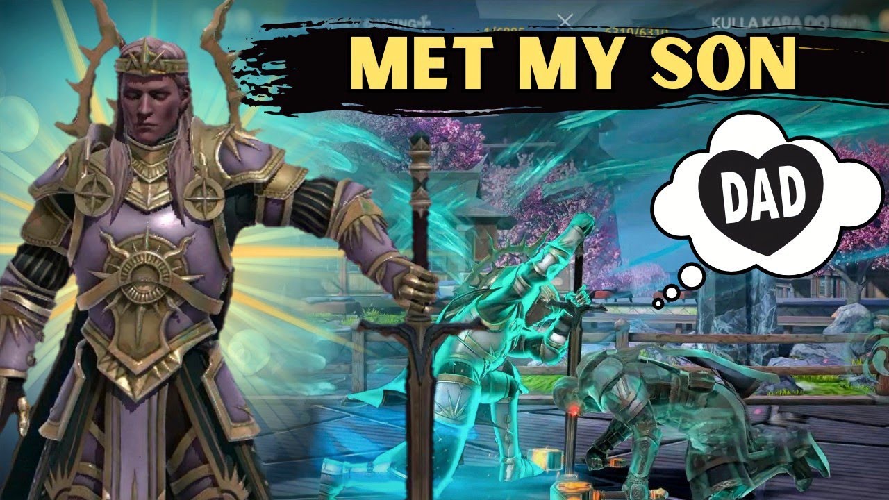 I Met My Son in the Game 🥺 *WHOLESOME MOMENT* || Shadow Fight 4 Arena