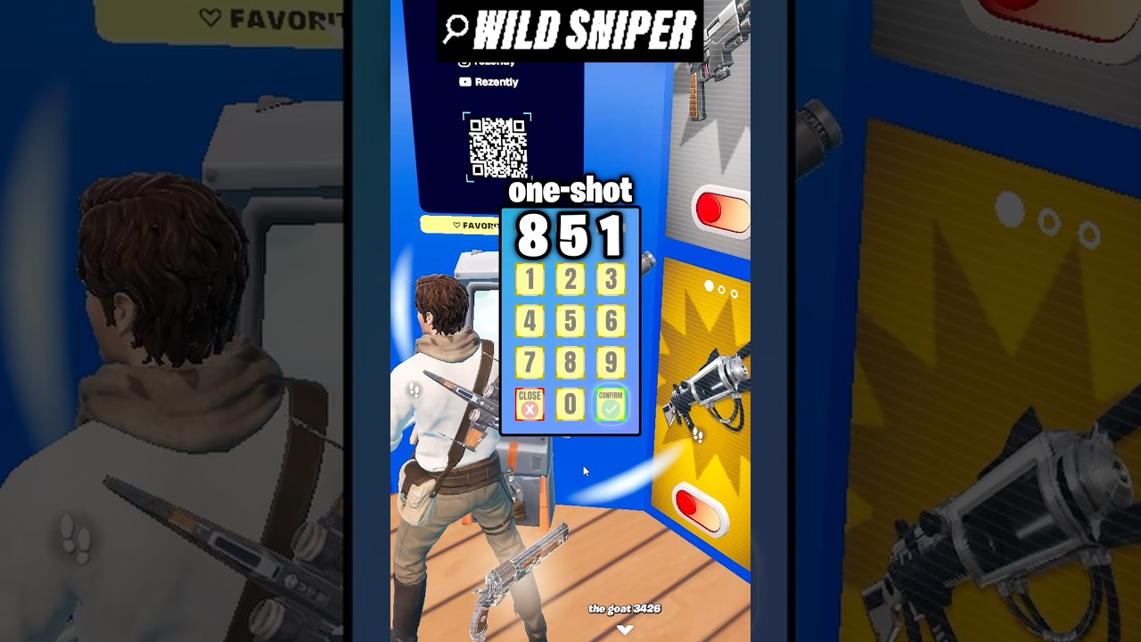 WHAT are the BEST secret codes on my map WILD SNIPER ONE SHOT?