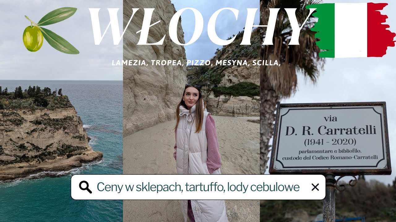 TROPEA, PIZZO, MESYNA, SCILLA W 4 DNI | WŁOCHY 🇮🇹✈️
