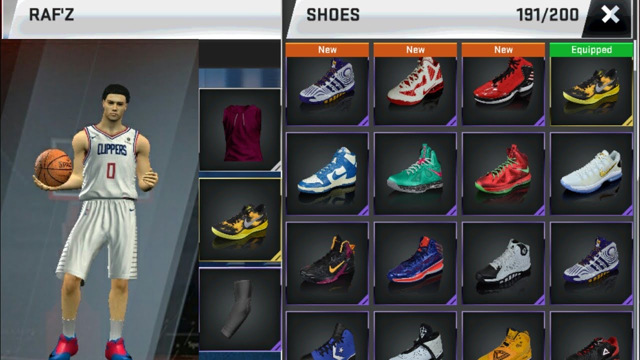How to Copy Shoes From Run The Streets to MyCareer|Apply Shoes to your Teammates NBA2K20 Mobile v95