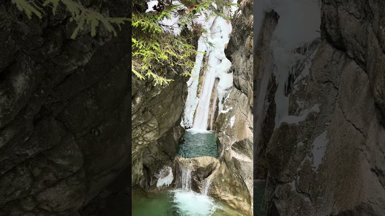 MOMO Meditation 2 | Wasserfallrauschen, Achtsamkeit & Entspannung | Tatzlwurm Wasserfall im Winter