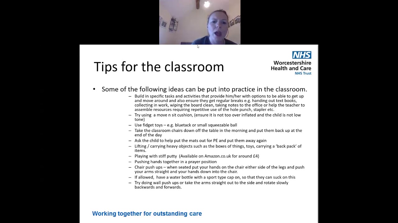Back to school sessions - Sensory Needs