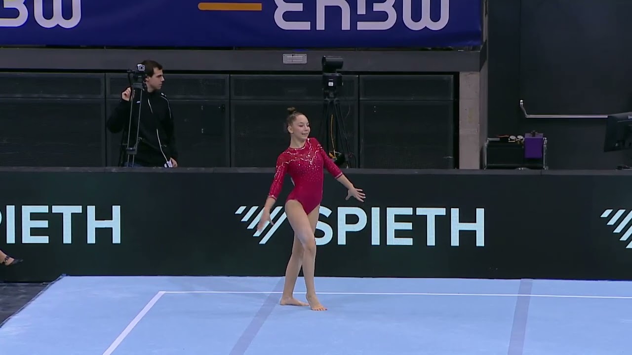 Feyza Selen GURENER Türkei Boden - EnBW DTB Pokal 2024 - Junioren Team Challenge Frauen Stuttgart