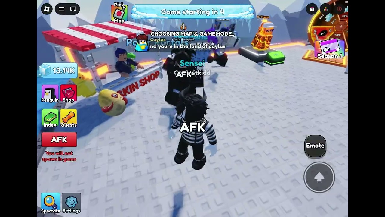 Admin abuse in Roblox Knockout?!!