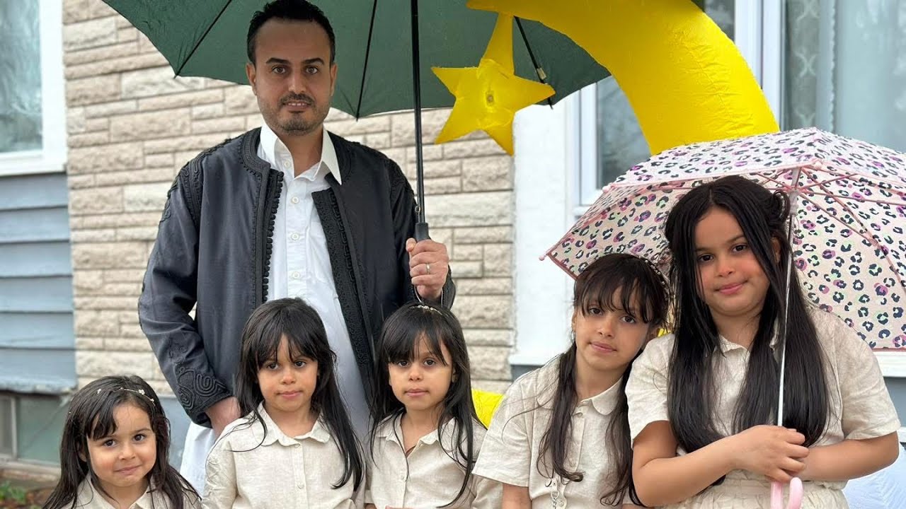 عيد فطر مبارك وفرحتنا بلعيد مع بناتنا في كندا |2025