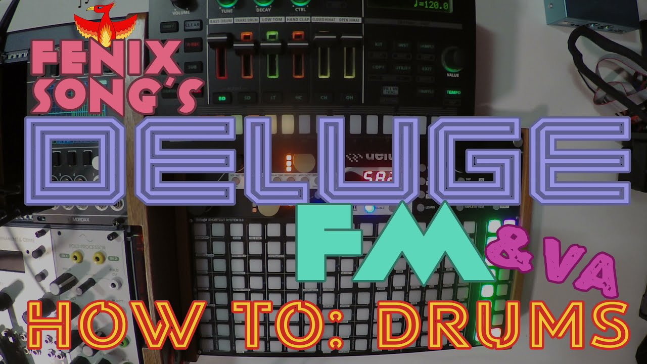 Synthstrom Deluge FM: How to Make Drums (FM & VA)