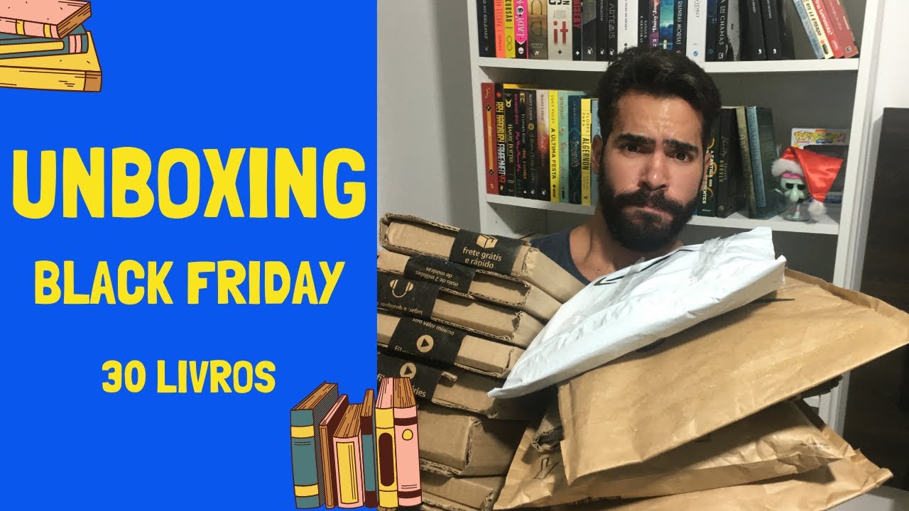 30 LIVROS: MEGA UNBOXING DA BLACK FRIDAY 2020 | UNBOXING