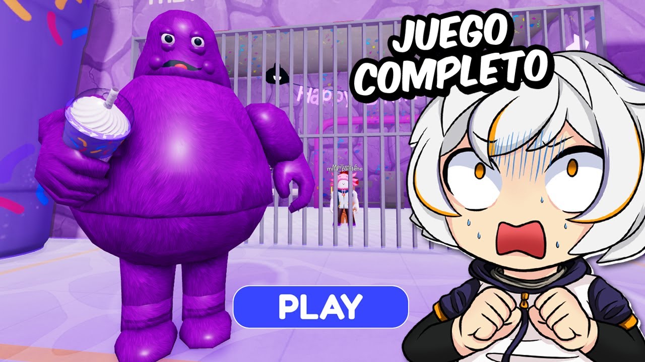 ESCAPE FROM GRIMACE SHAKE COMPLETE (GRIMACE BARRY'S PRISON RUN ROBLOX)