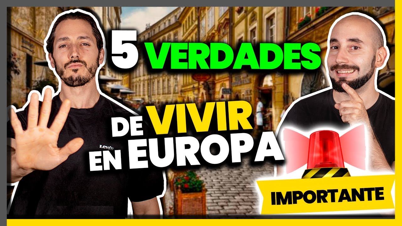 5 COSAS QUE DEBES SABER ANTES de VIVIR en EUROPA CENTRAL *M&Iacute;RALO e INF&Oacute;RMATE BIEN*