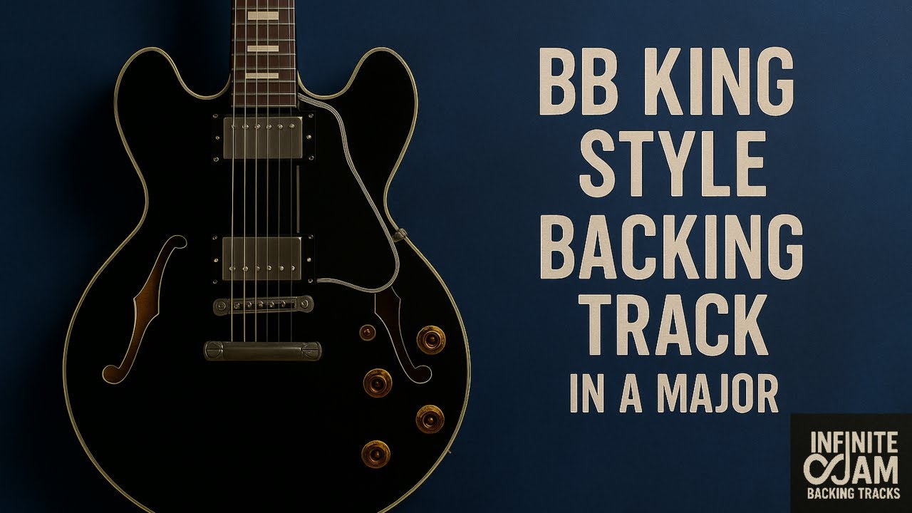 BB King Style Backing Track in A Major