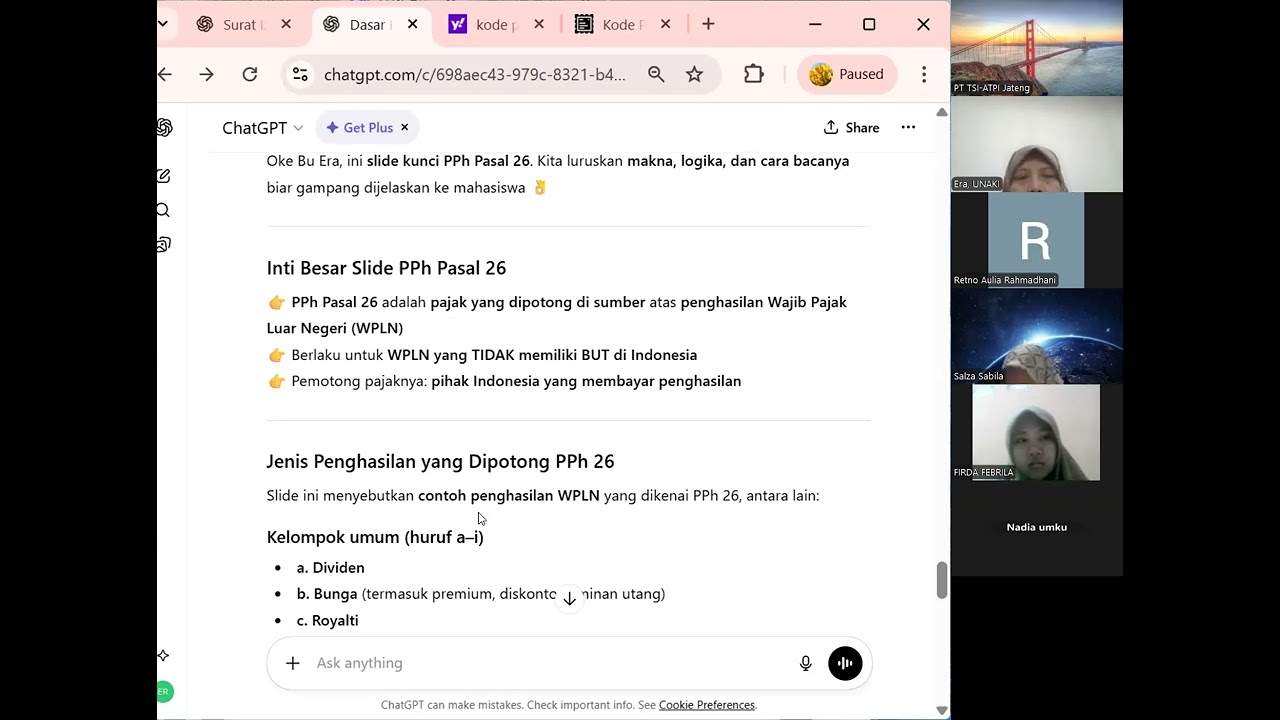 DIKLAT BREVET PAJAK AB & CTT, UMKU || PPh Pasal 26