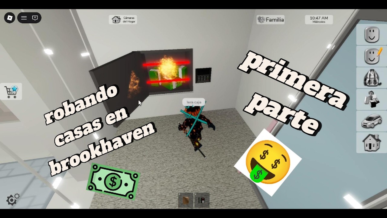 robando casas en brookhaven parte 1 papus🤑🤑