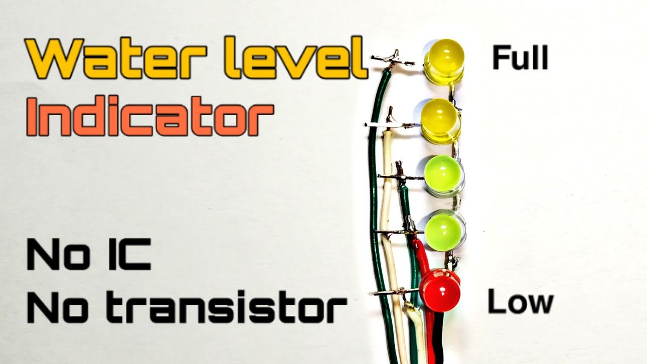 How To Make Water level Indicator At Home | Watertank Alarm system |By - CreativeShivaji
