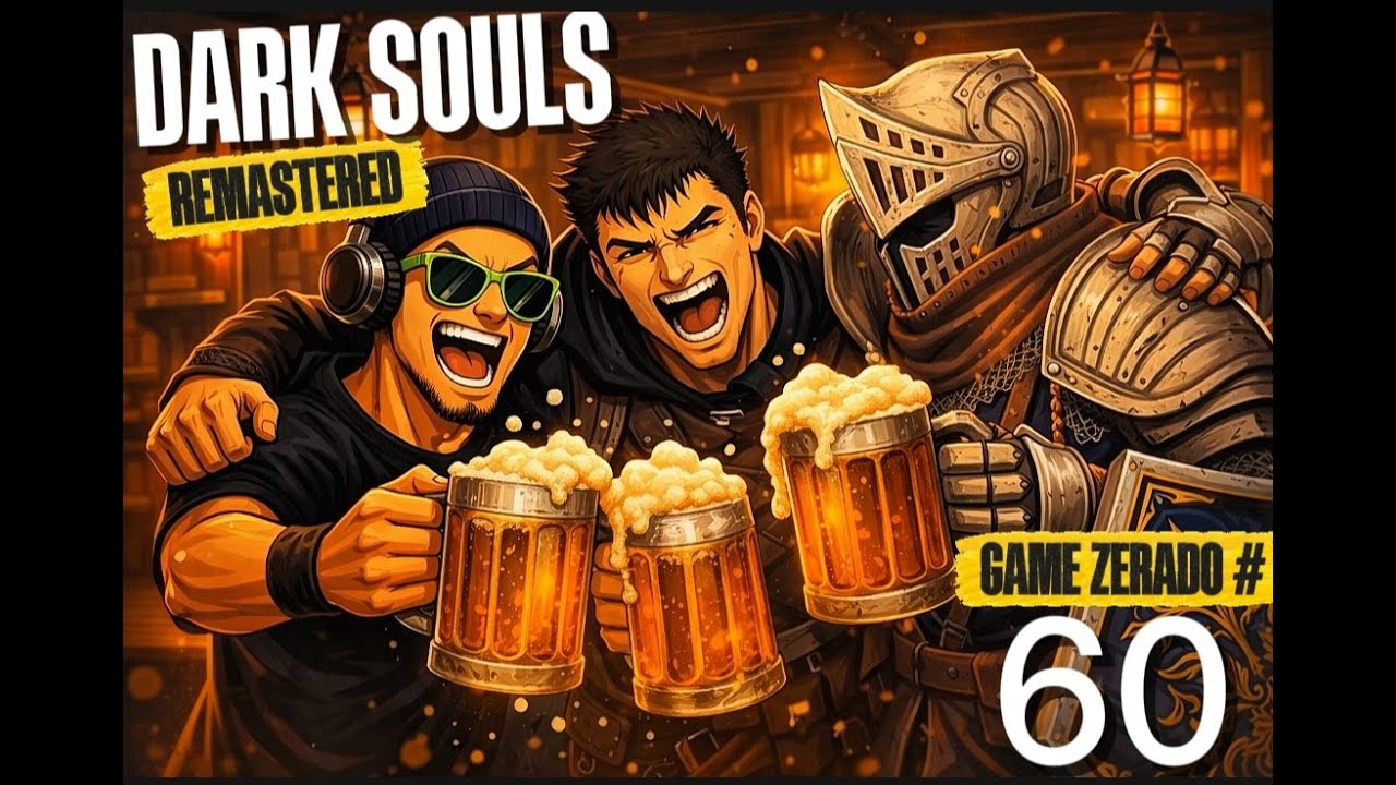 DESAFIO ANUAL DE GAMES ZERADOS !!!  SEGUNDA WAVE DE GAMES 60/ 100 -  #60 DARK SOULS REMASTERED