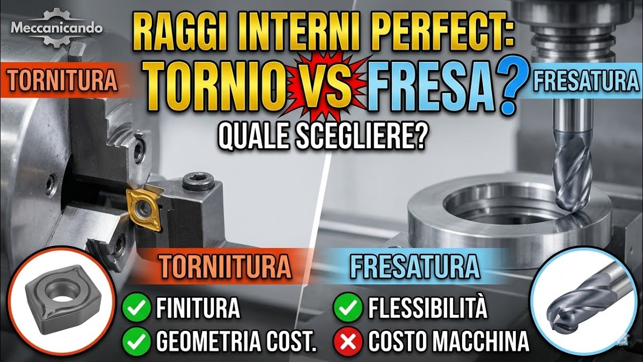 Come realizzare i raggi di raccordi interni? @meccanicando