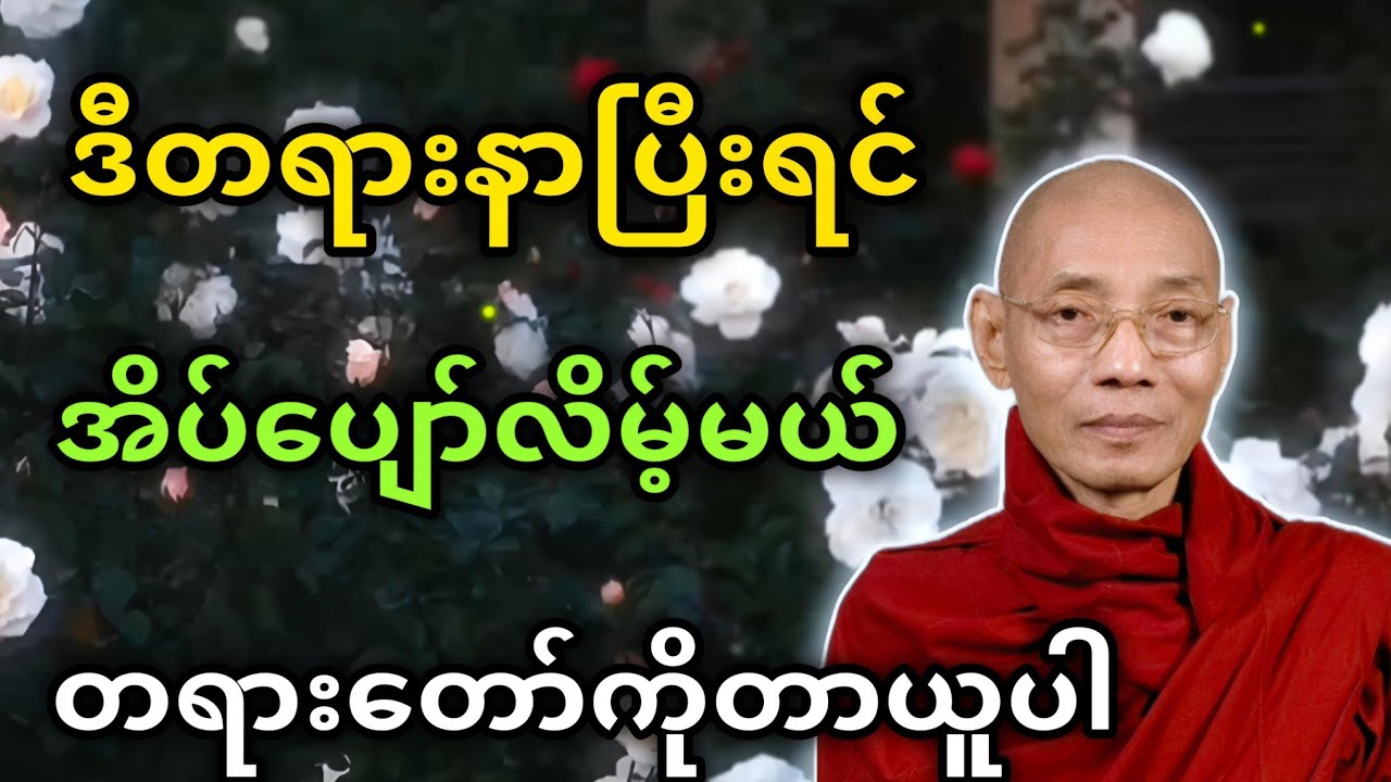 ပါချုပ်ဆရာတော်တရားများ ဒီတရားကိုနာပြီဲရင်အိပ်ပျော်လိမ့်မယ်