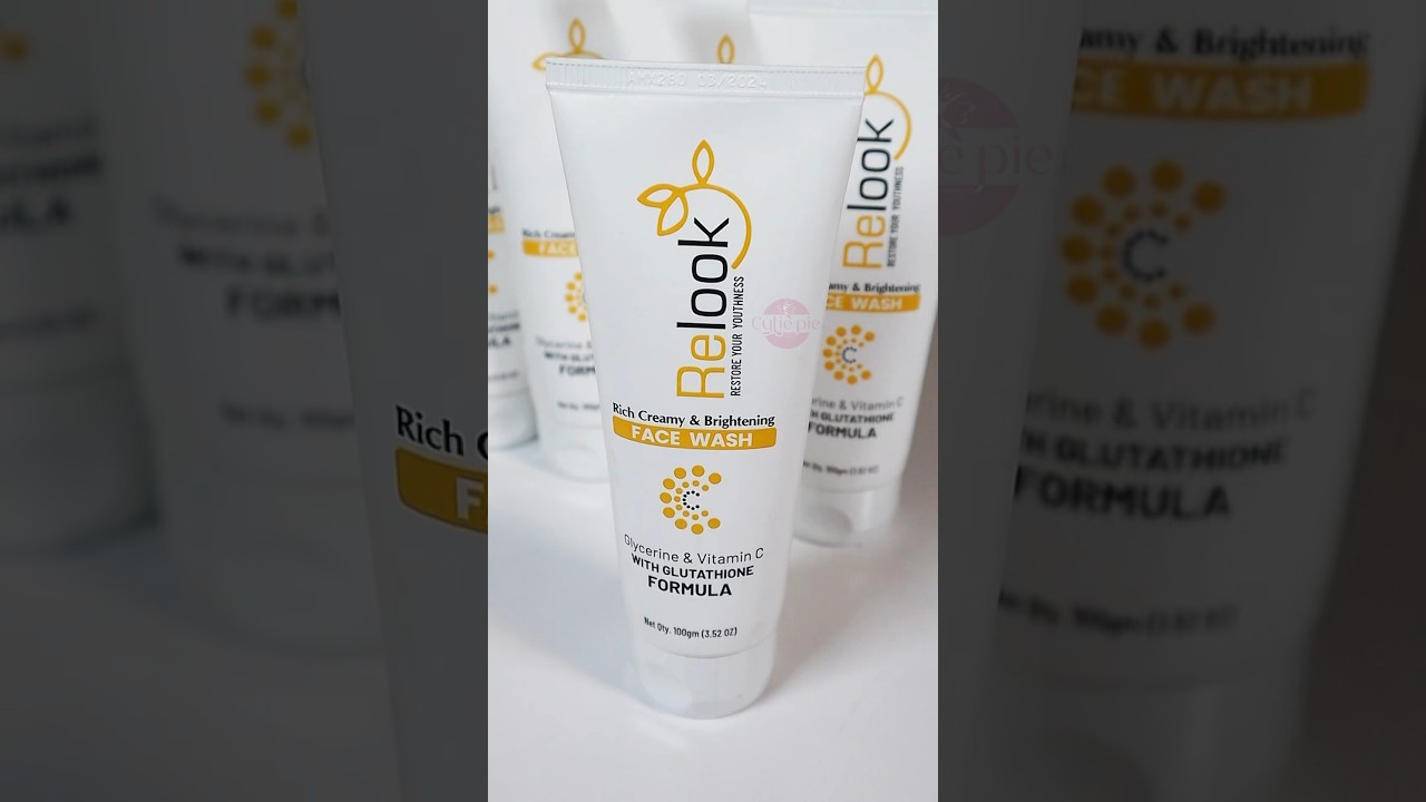 Facewash / Relook Rich Creamy& Brightening Face Wash #cutiepie.ch #skincare #brightening #beauty