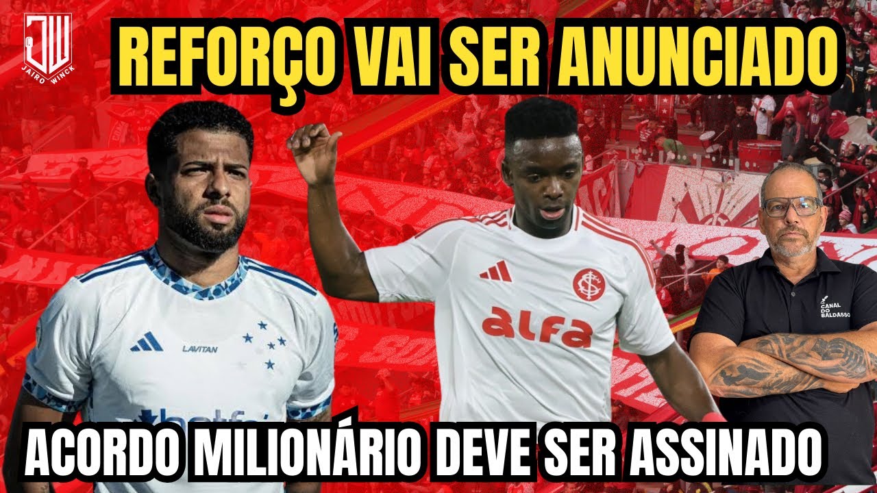 REFORÇO VAI SER ANUNCIADO | ACORDO MILIONÁRIO DEVE SER ASSINADO | JAIRO WINCK 