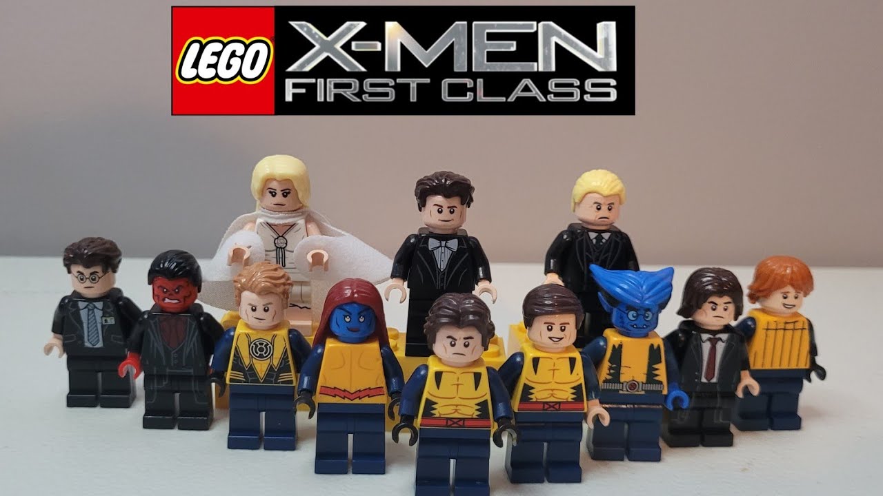 LEGO X-MEN FIRST CLASS CUSTOM MINIFIGURE SHOWCASE