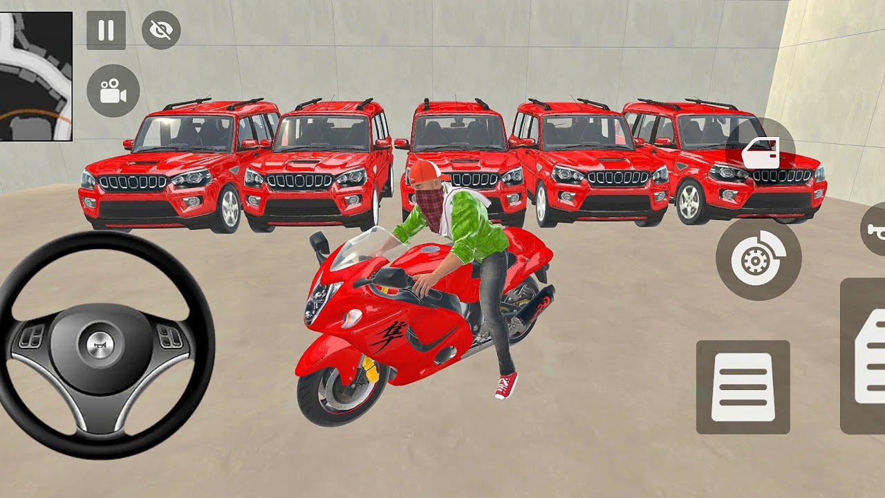 ❤️ Franklin ordered 5️⃣ Mahindra Scorpios and parked them in his home garage 🤑💥 Indian theft auto 🤩