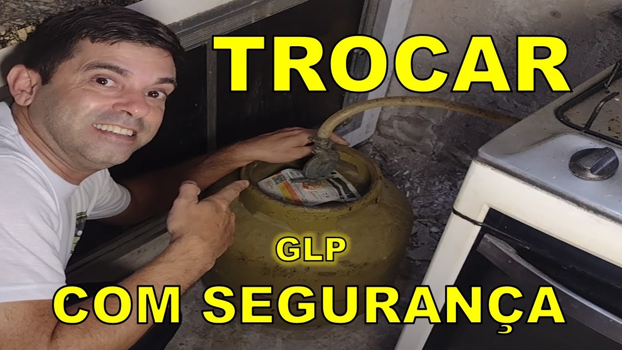 COMO TROCAR BOTIJÃO DE GÁS COM SEGURANÇA ou fazer instalação de GLP - gás de cozinha - passo a passo