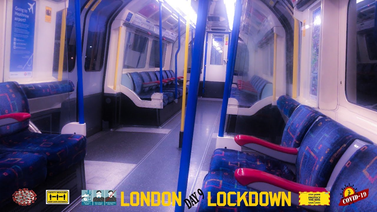 Corona Virus : London Lockdown: Day 9 :Public transports almost looks empty:Stay at Home Save Lives
