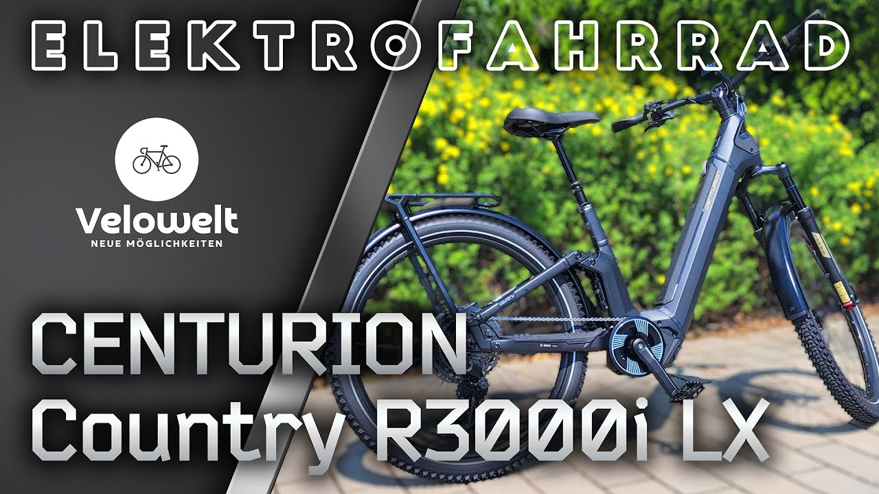 Centurion Country R3000i LX &ndash; vollgefedertes E-Bike mit tiefem Einstieg und Top-Ausstattung