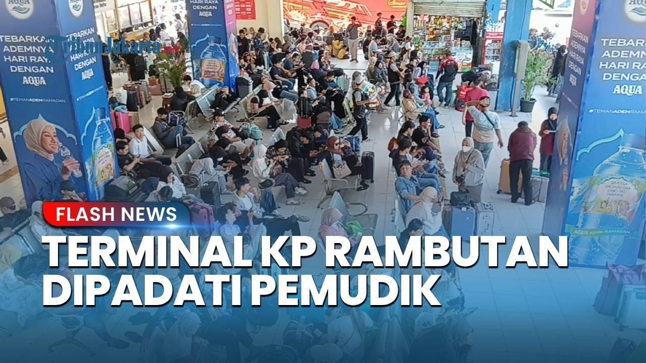 Keberangkatan Penumpang di Terminal Kampung Rambutan Melonjak 2 Kali Lipat
