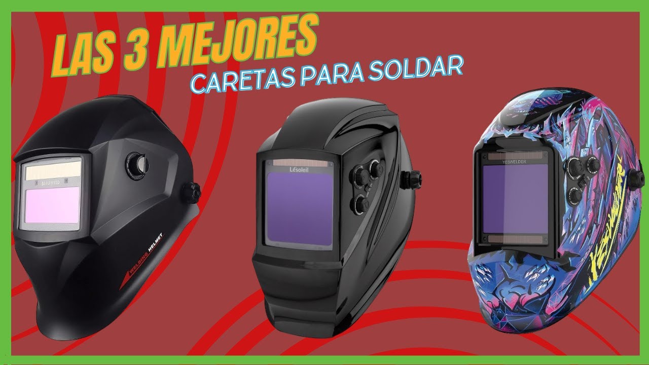 🔥 Las 3 MEJORES Caretas para Soldar BARATAS de Amazon 2025✅Calidad Precio✅ Máscaras de soldadura ‐