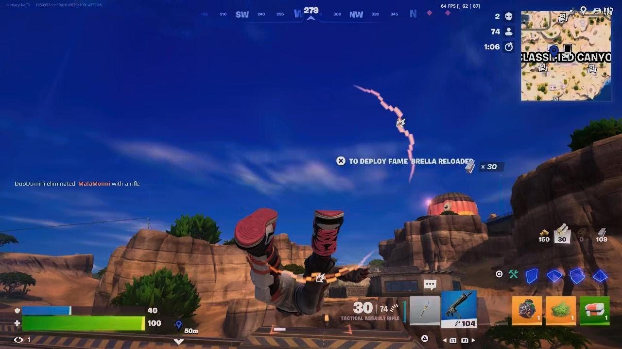 Winning a battle royel game