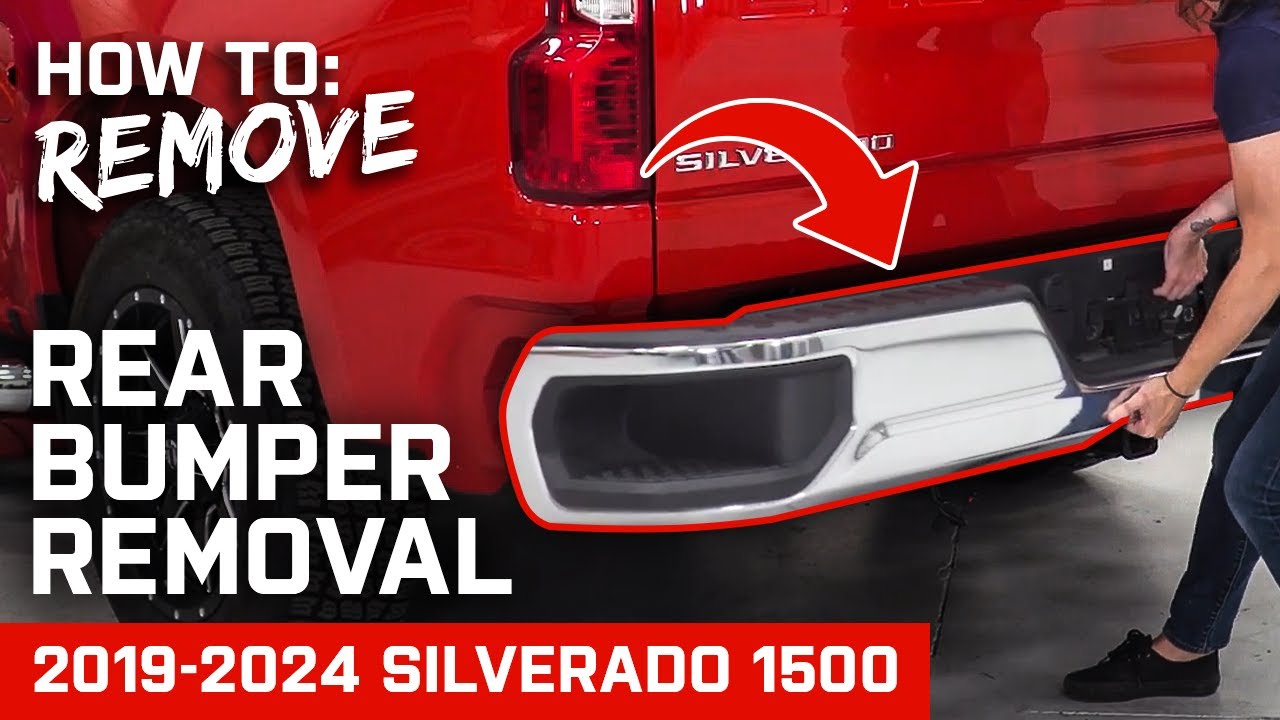 How to Remove Stock Rear Bumper | 2019-2024 Silverado 1500