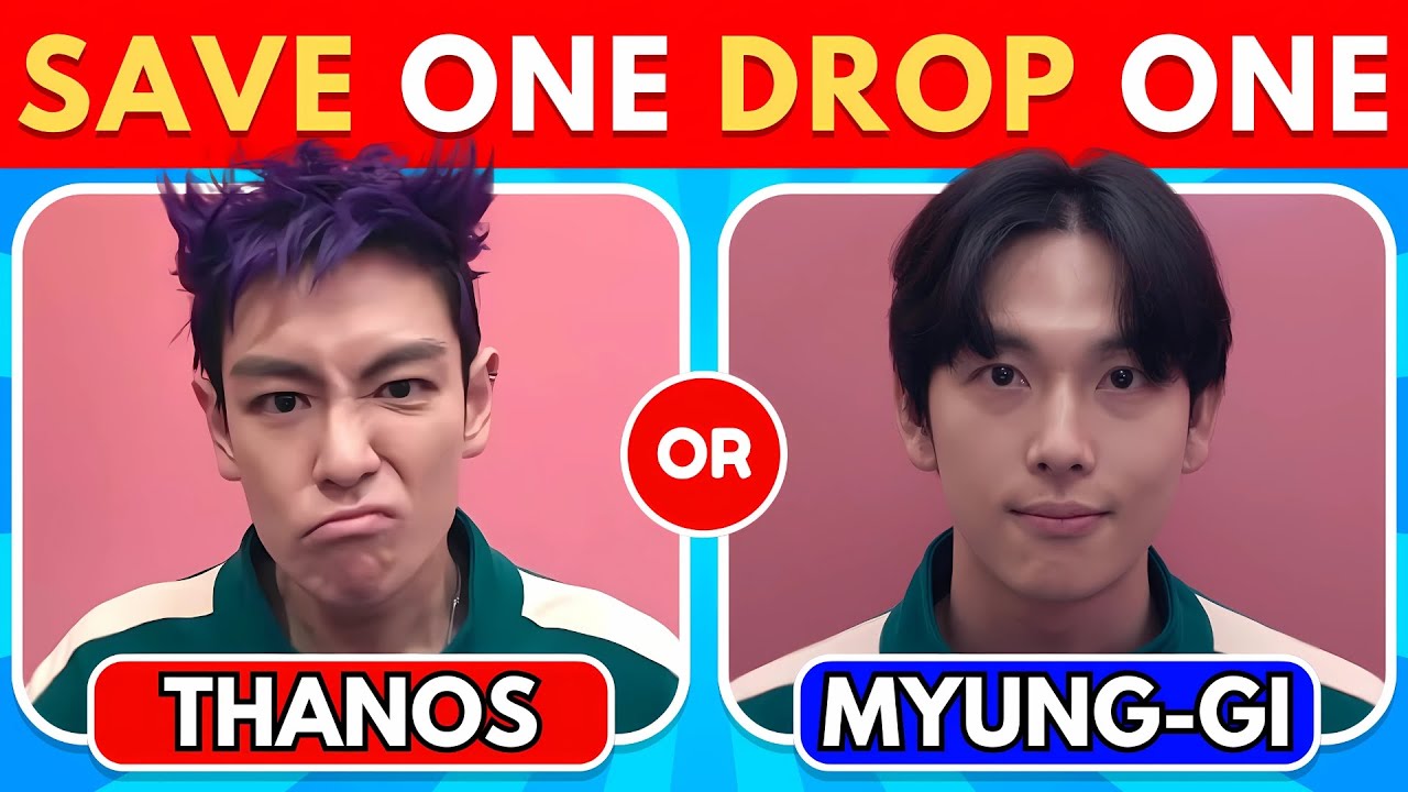 SAVE Your Favorite SQUID GAME Characters! 🦑 | Who Will You Choose? 🤨