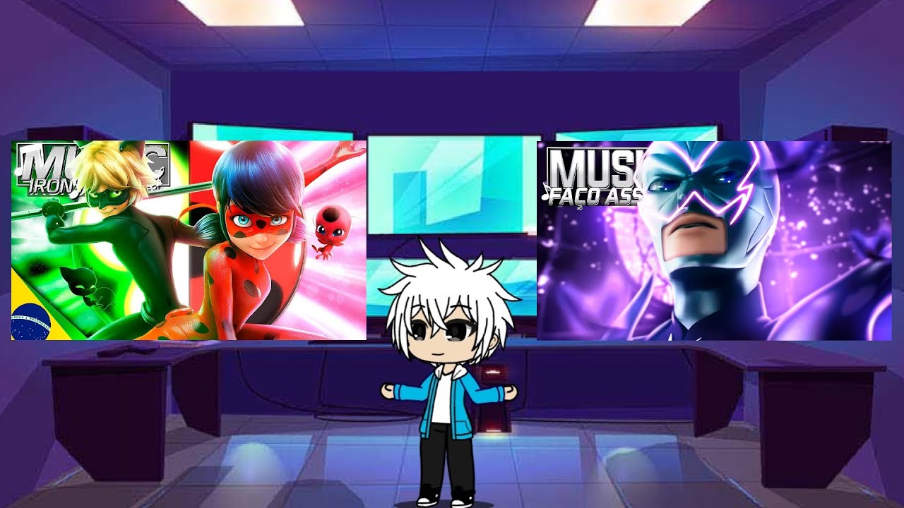 Bnha reagindo aos Raps da Ladybug e Cat Noir | Rap do Hwak Moth (Iron Master / Faço Assim)