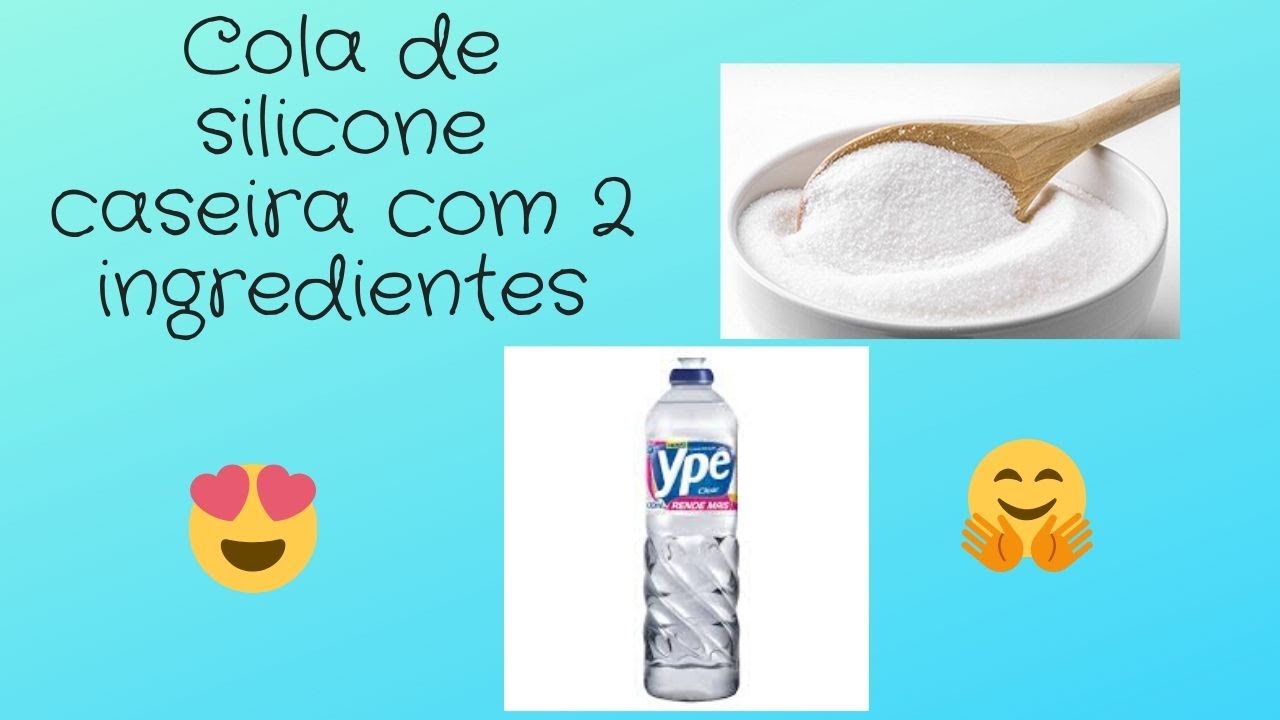 Como fazer cola de silicone caseira com 2 ingredientes #adrianaartesa#dicas