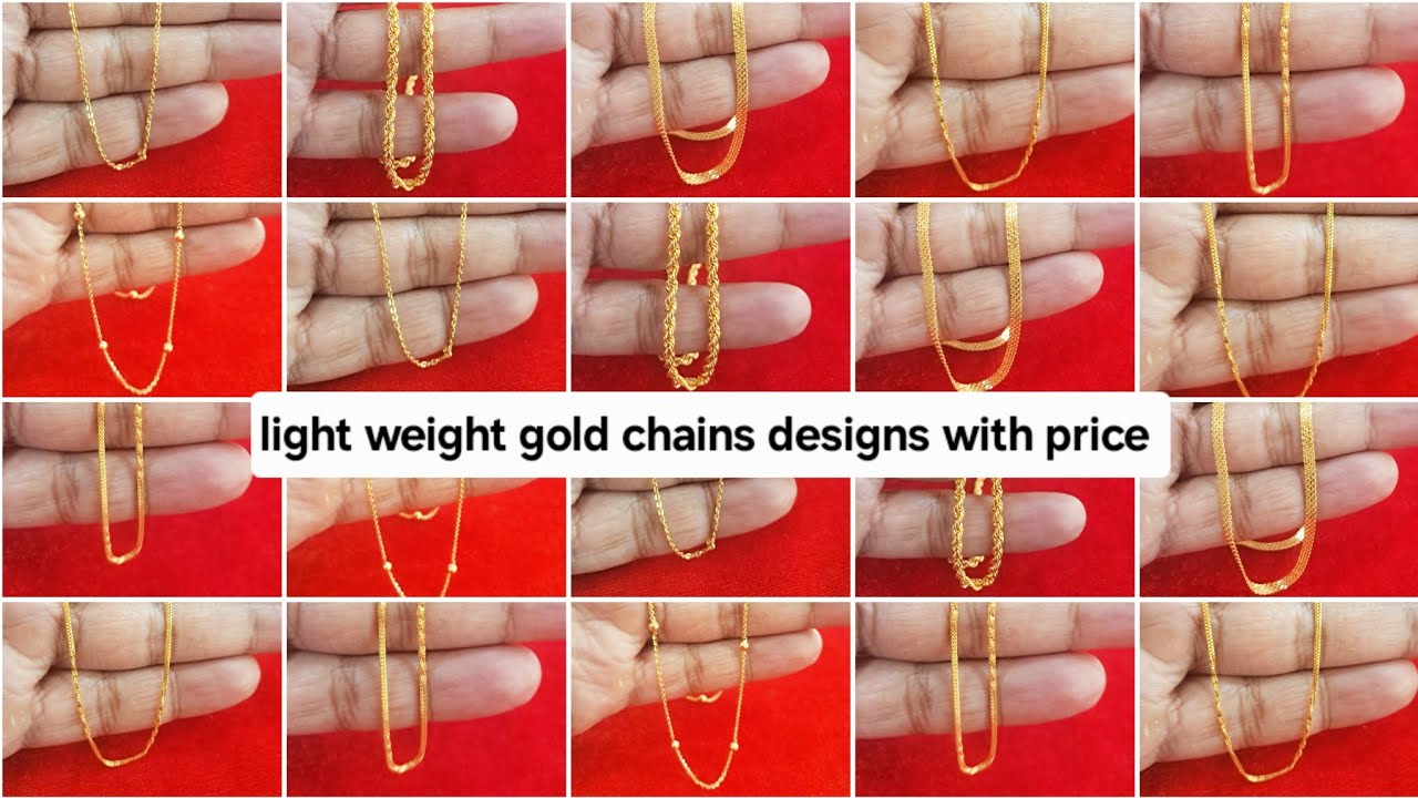 New Designs Gold chain designs light Weight #latest gold chain designs with price #gold chain design