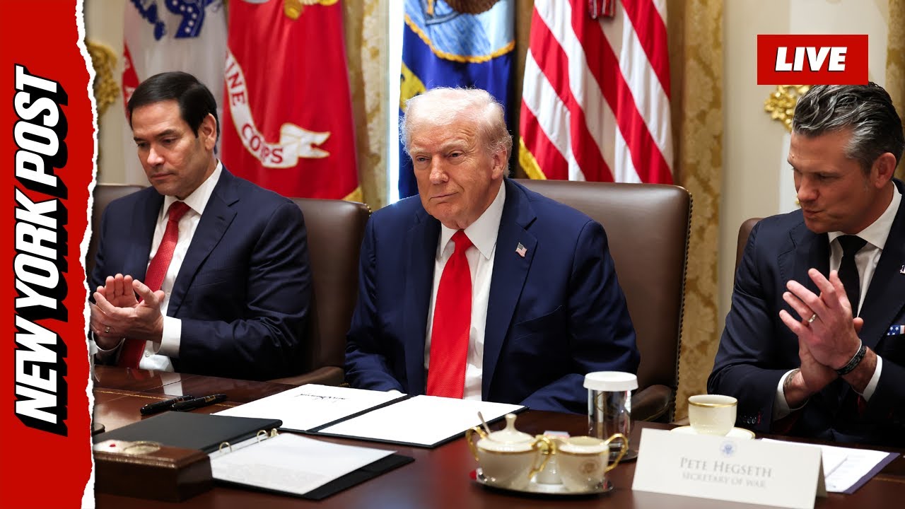 Live: Trump Cabinet Meeting