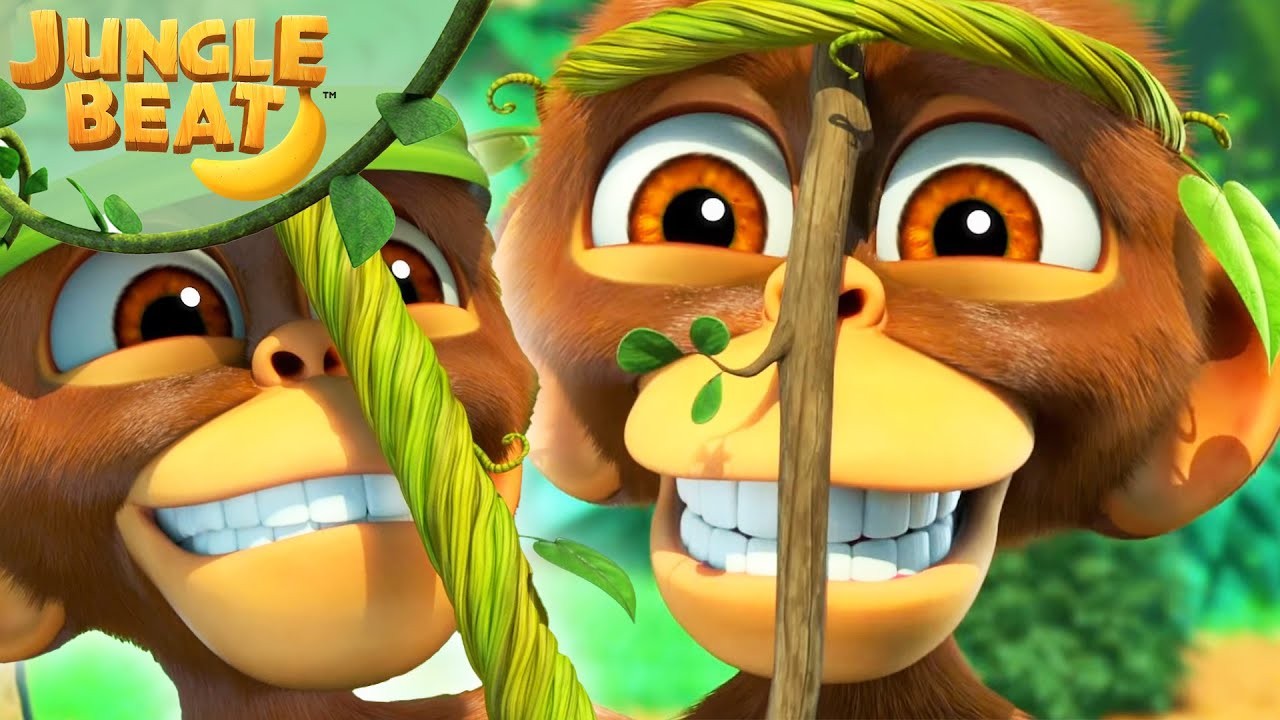 Munki tries to become an elephant | Jungle Beat: Munki & Trunk | Kids Cartoon 2025