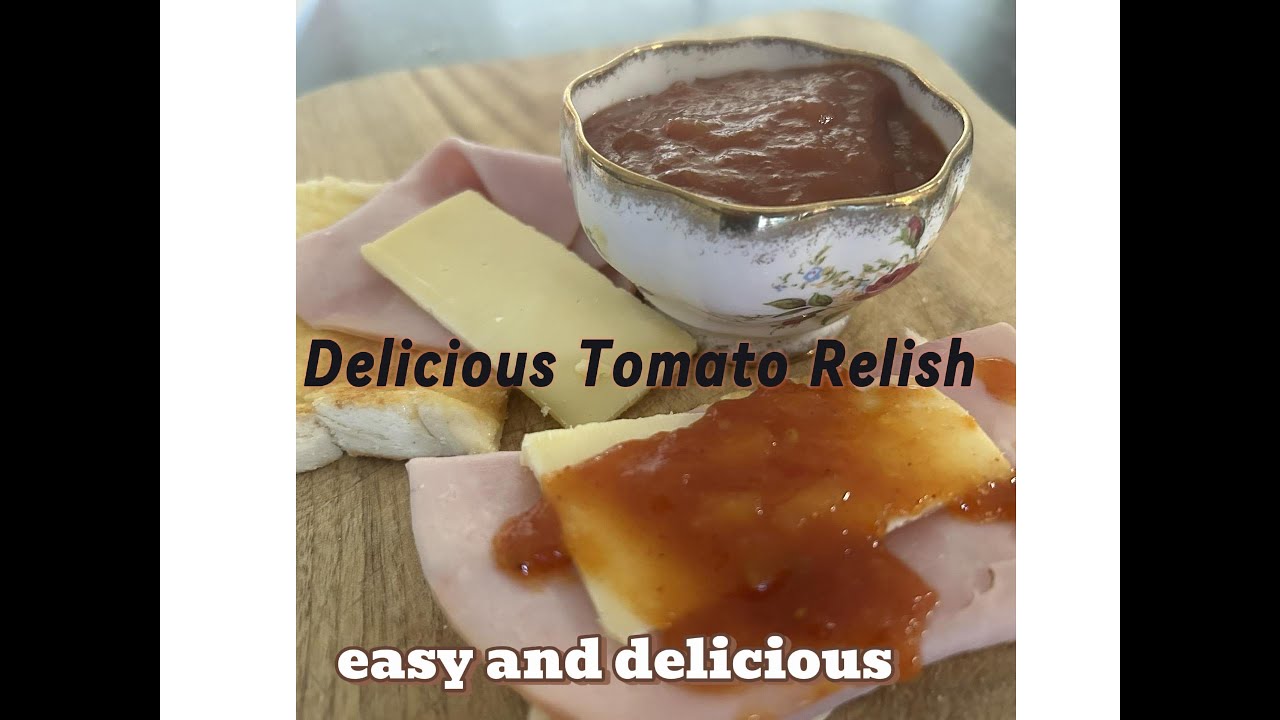 Tomato Relish.  Delicious and easy!