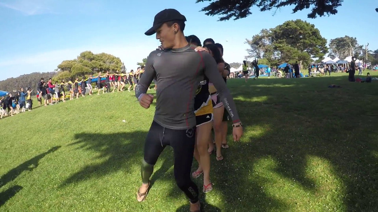 2018 CDBA Lake Merced Youth Race - MVDB Conga Line