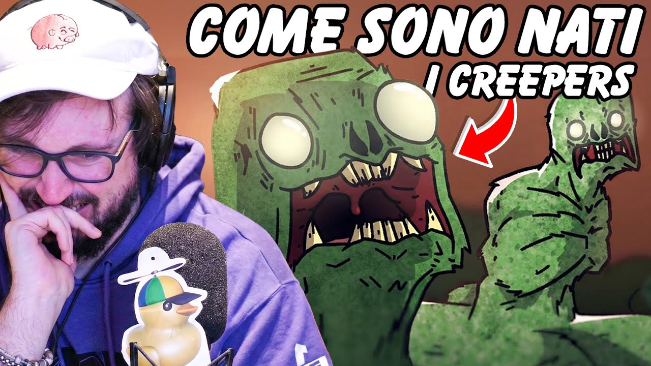 COME SONO NATI I CREEPERS DI MINECRAFT??? (Minecraft Animation Reaction)