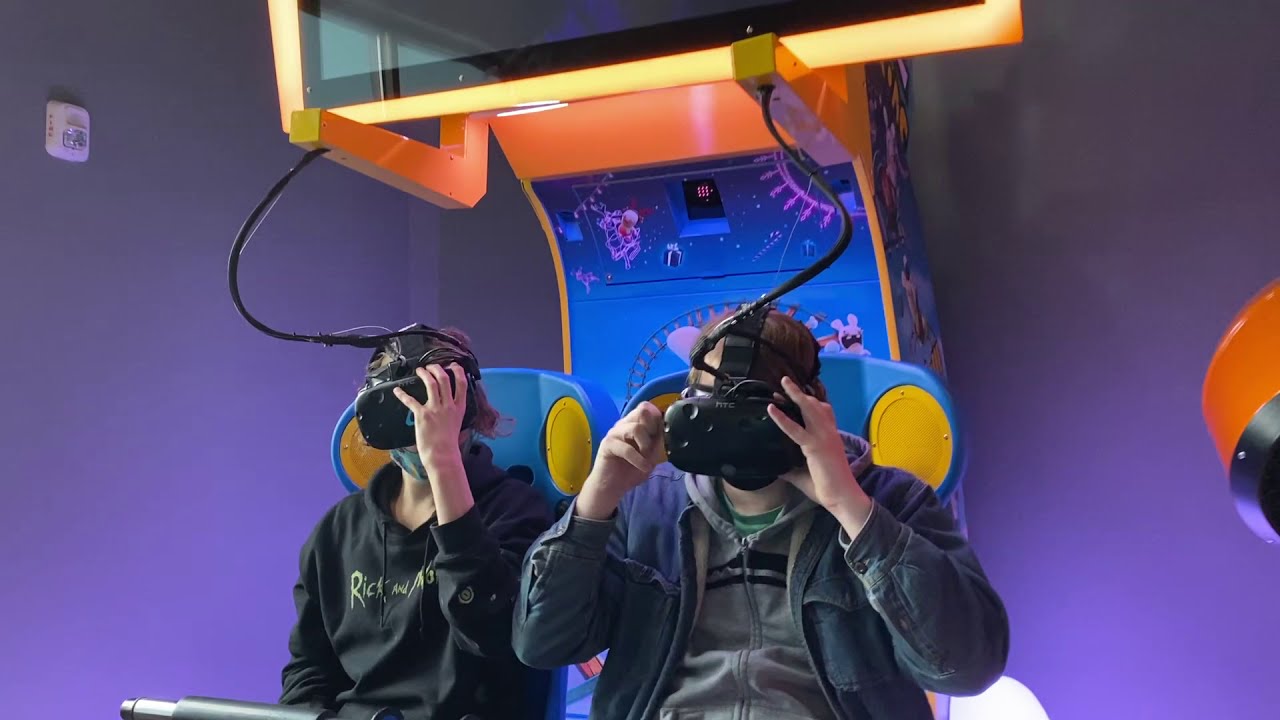 VR experience at the arcade