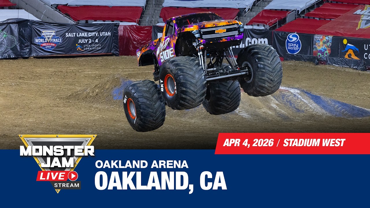 Monster Jam: Oakland, CA - 2 (Full Event) | April 4, 2026 | Stadium West