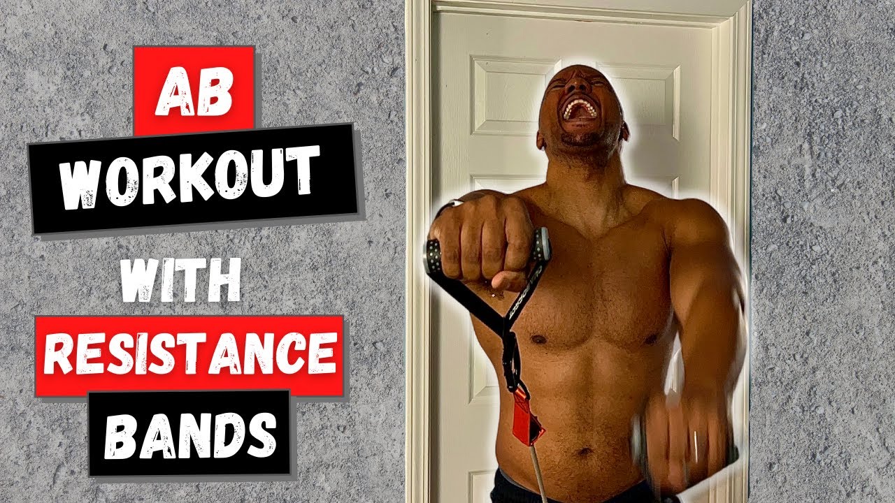 The Ultimate Resistance Band AB WorkOut | Get ABs AT HOME