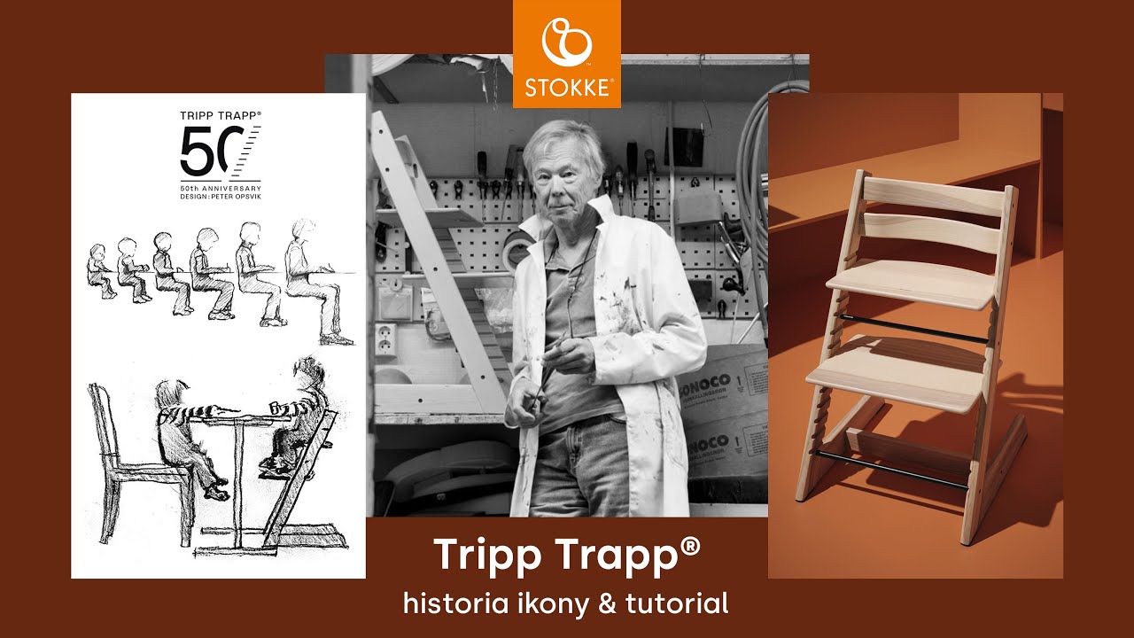 Stokke® Tripp Trapp® historia ikony & pełny tutorial