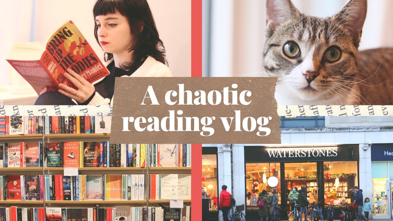 Bookish chaos 🐱 My reading year, current reads & book shopping in South London 📚 Waterstones sale