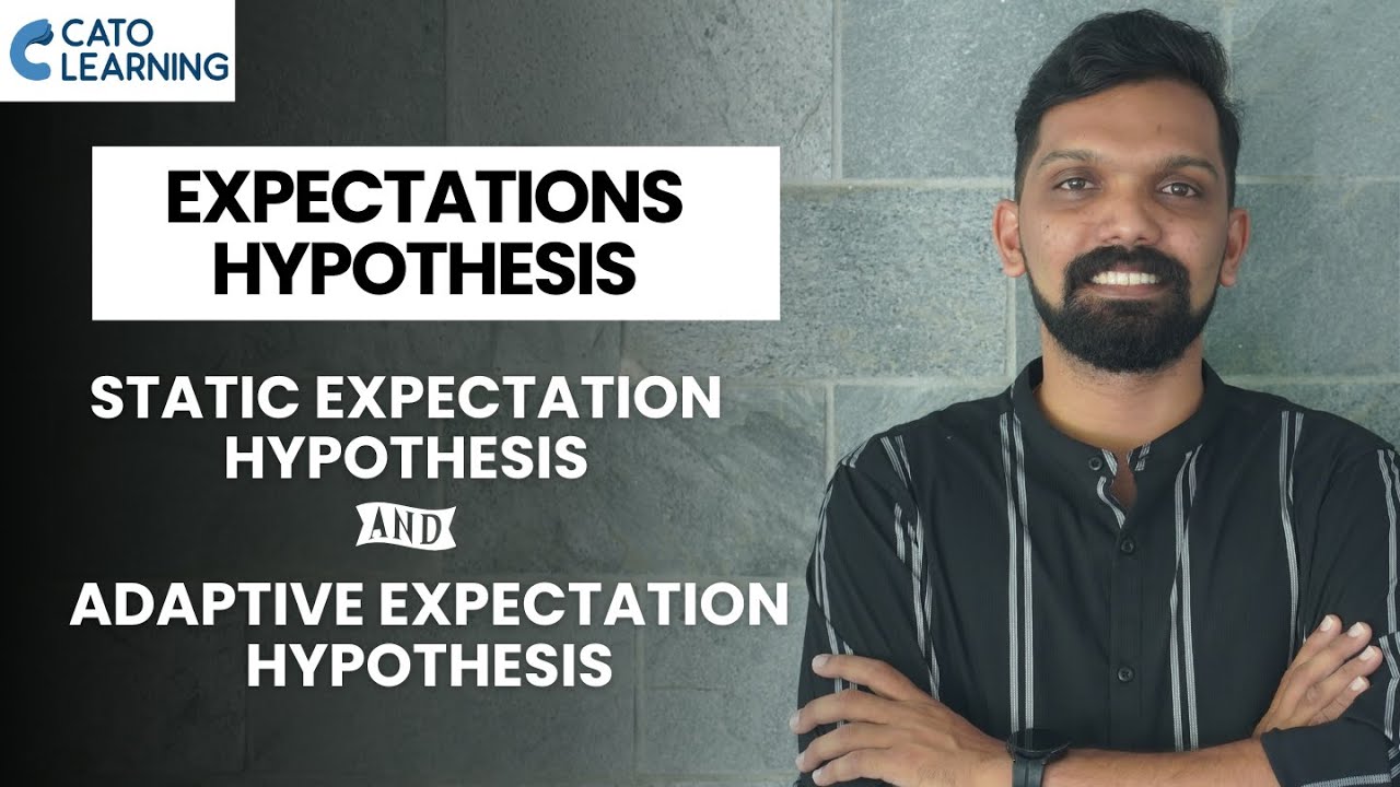 UGC NET ECONOMICS & SET ECONOMICS|STATIC EXPECTATION HYPOTHESIS| ADAPTIVE EXPECTATION HYPOTHESIS