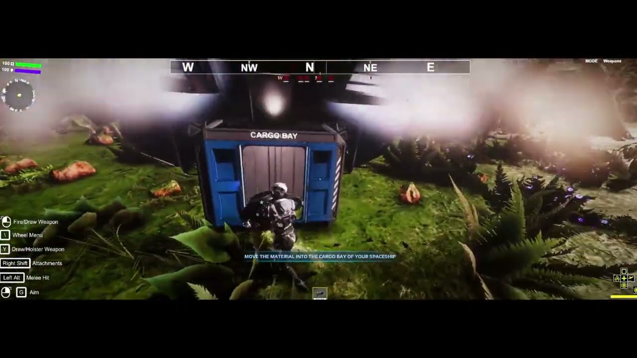 Space Travellers - sci-fi open world game - dev diary #2 . Collection of small raw materials