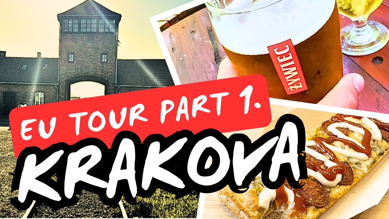 EUROPEAN TOUR PART 1: KRAKOVA. Matkavinkkejä ja sapuskojen testailua! Miltä maistui Zapiekanki?