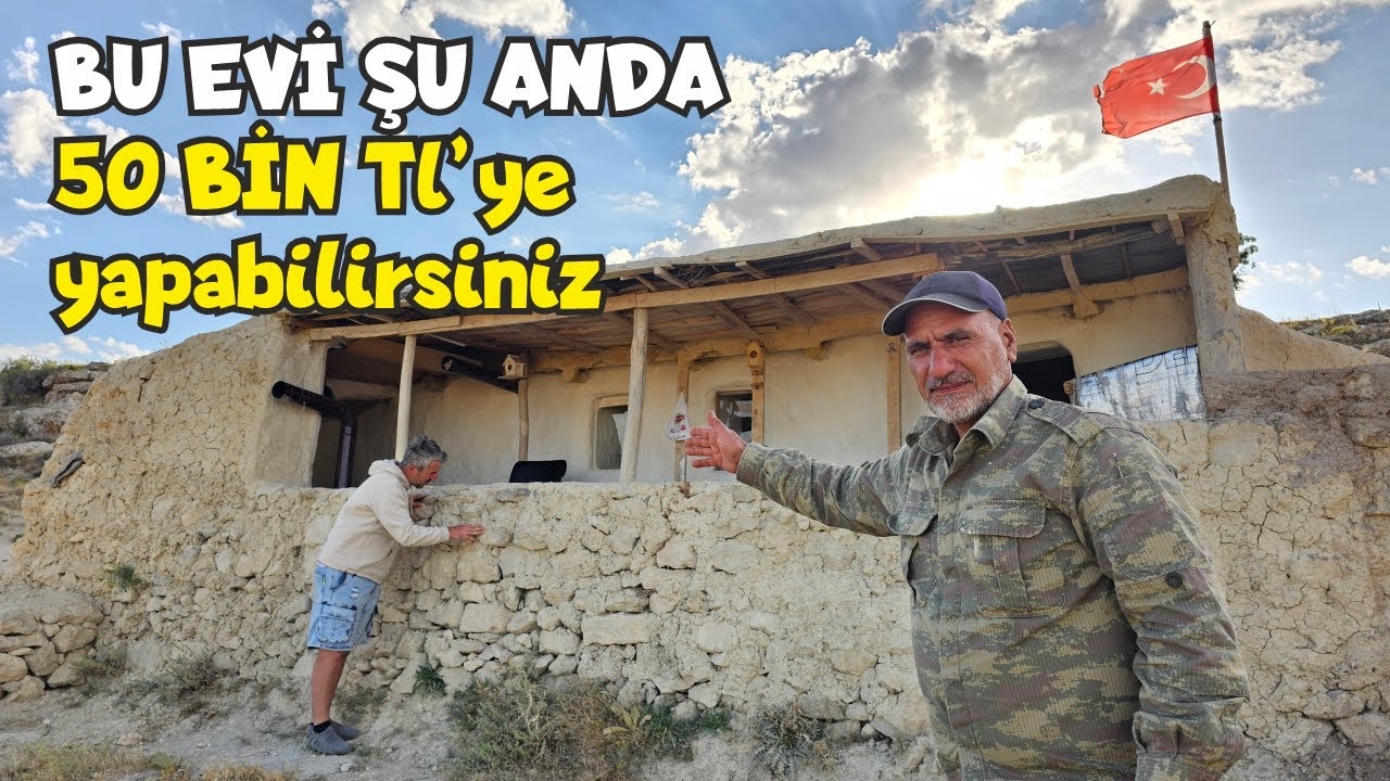 SADECE ÇİVİYE PARA VEREREK evini yapan ORMANCI BABA nasıl sağlam bir ev yaptığını anlatıyor.