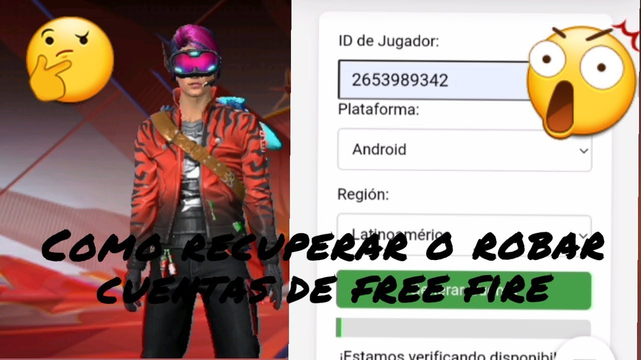 Como recuperar o robar una o tu cuenta de Free fire 2024